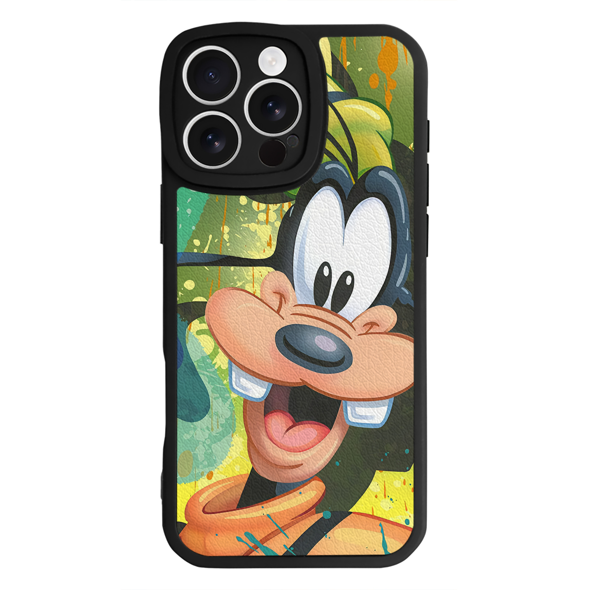 （画像用） ミッキーマウス Mickey Mouse 【iPhone 16シリーズ対応】シリコンスマホケース（レザー調） 材質：シリコン